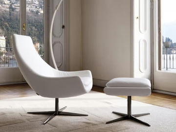 EGO - Swivel armchair by Désirée divani - view 2